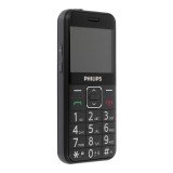 Telefon Philips E171L Dual SIM 4G Buton SOS Negru , Simplu si Fiabil