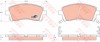 Set placute frana,frana disc SUBARU LEGACY III Combi (BE, BH) (1998 - 2003) TRW GDB3217