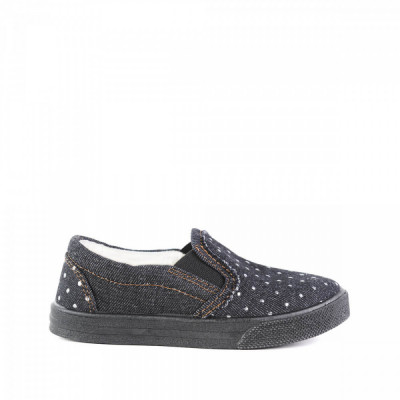 Slip-on BOSTON pentru Fete, Negru foto