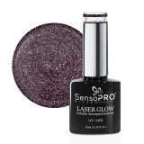 Cumpara ieftin Oja Semipermanenta Holografica Laser Glow SensoPRO Milano 10ml, Violet Storm #26