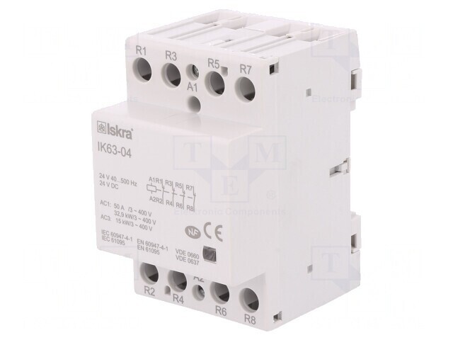 Contactor 4-Poli 63A 24V