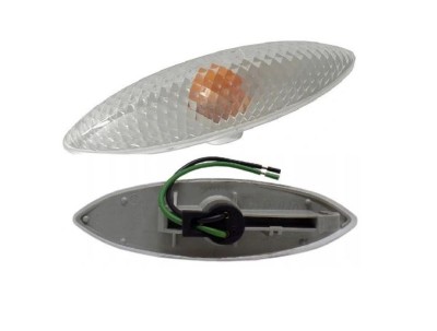 Lampa semnalizare aripa TOYOTA YARIS (XP10), 04.1999-12.2005, DEPO, fata, partea stanga, W5W; alb; cu bec; cu suport becuri incorporat; foto