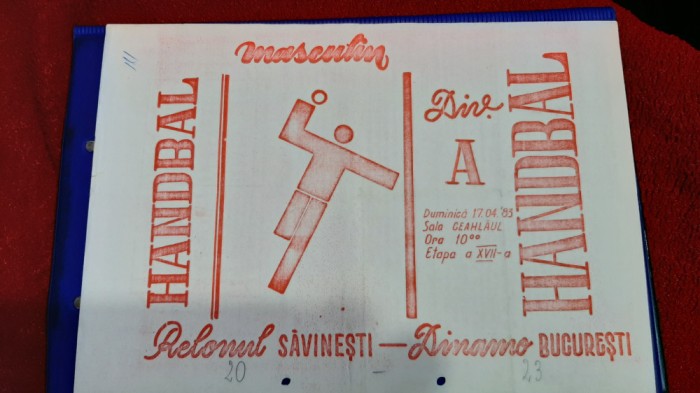 program Relonul Savinesti - Dinamo