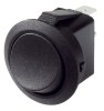 Intrerupator basculant Interb&auml;r 3630-100.22, 10A, 250V, Negru, 1 Circuit, Montaj 20mm