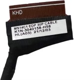 Cablu video Laptop, MSI, Prestige 14 A11MT, A11SB, A11SCX, A11SCXT, MS-14C4, K1N-3040158-H39, K1N-3040158-H58, MS14C1, EDP Cable, 30 pini