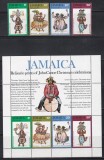 Jamaica 1975 - Tradiții de Crăciun, Serie + Colita, MNH