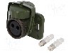 Conector alimentare DC, 24V, 2 pini, seria {{Seria producatorului}}, {{Dimensiune pin}}. ELKE - 2725-13.00