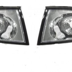 Set Lampa semnalizare fata Audi A4 Sedan/Combi 1994-1998 BestAutoVest Stanga+Dreapta , transparent-silver, lampi tip Valeo,