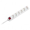 PRELUNGITOR 6 CAI CU INTRERUPATOR 1.5M( 3G1.5MM2) ALB, V-TAC
