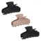 Set Clame de Păr Femei, Model Mat, Culoare Negru și Nude, 9 cm, 3 Bucăți