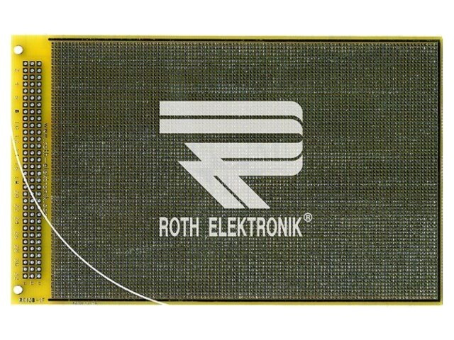 Placă Universală Dublă Față 100x160mm ROTH ELEKTRONIK RE438-LF