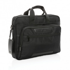 Geanta laptop, Swiss Peak by AleXer, 22FEB0415, 42x9.5x30.5 cm, 15.6 inch, Poliester, Negru, breloc inclus foto