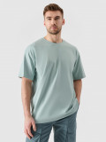Tricou oversize cu imprimeu pentru bărbați - mentă, 4F Sportswear