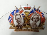 Cumpara ieftin FRUCTIERA VECHE PORTELAN - KING GEORGE VI / QUEENELIZABETH - 1937 - INCORONAREA