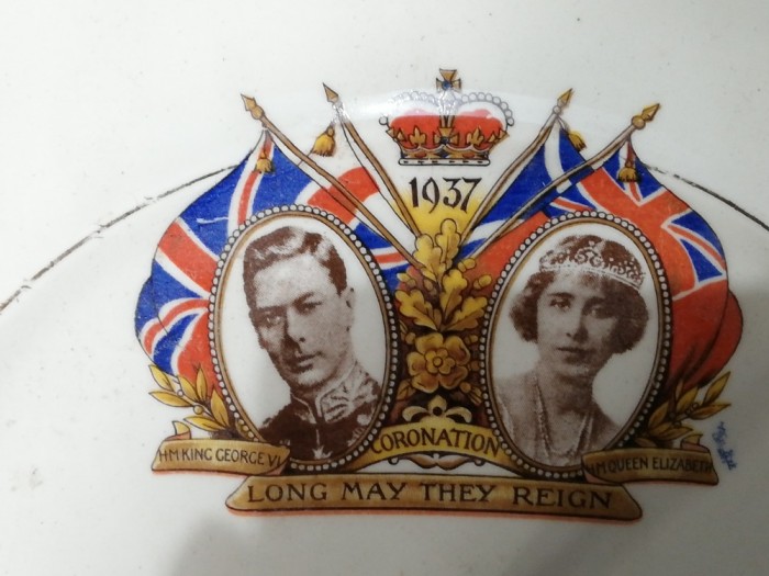 FRUCTIERA VECHE PORTELAN - KING GEORGE VI / QUEENELIZABETH - 1937 - INCORONAREA
