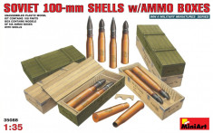 1:35 Soviet 100-mm Shells w/ Ammo Boxes 1:35 foto