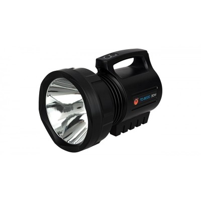 Lanterna Cu LED CREE 30 W , 700 metri , Acumulator Integrat , Negru foto