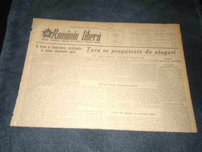 ZIARUL ROMANIA LIBERA 1 DECEMBRIE 1953 foto