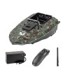 Barcă momeală X1 cu ejecție spate, camuflaj verde