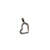 Pandantiv, jolie silver, argint 925, model inima contur asimetrica, 1.4 g, 1.6 x 1.2 cm