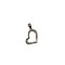 Pandantiv, jolie silver, argint 925, model inima contur asimetrica, 1.4 g, 1.6 x 1.2 cm