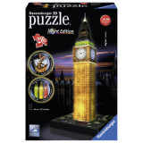 Puzzle 3d big ben editie luminoasa 216 piese, Ravensburger