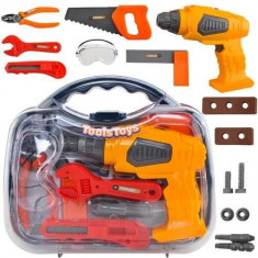 Trusa cu unelte de jucarie pentru copii, ToolsToys, 14 accesorii foto