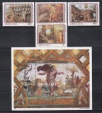 Grenada 1983 - 500 de ani de la nașterea lui Rafael, Serie + Colita, MNH