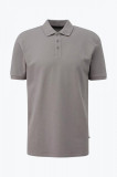 Tricou polo barbati din bumbac croiala Regular fit gri inchis L, Gri inchis, L INTL, L (Z200: SIZE (3XSL --&gt;5XL))