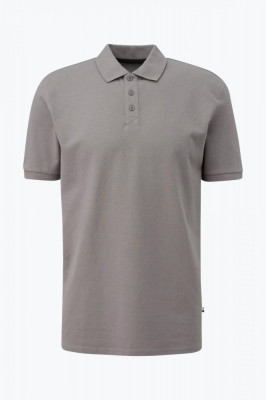 Tricou polo barbati din bumbac croiala Regular fit gri inchis L, Gri inchis, L INTL, L (Z200: SIZE (3XSL --&amp;gt;5XL)) foto