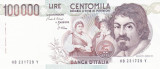 Bancnota Italia 100.000 lire 1983 - P110a UNC ( semnaturi Ciampi si Stevani )