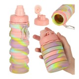 Sticla de apa pliabila 500ml rainbow (Unicorn) pentru copii