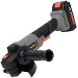 Sthor 78091 - Polizor unghiular cu 1 acumulator Li-Ion 20 V 2 Ah 125 mm