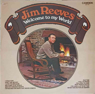 Disc vinil, LP. Welcome To My World-JIM REEVES foto