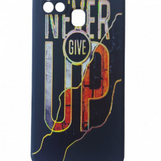 Husa telefon compatibila cu Samsung Galaxy A21s, Negru, Never Give Up, 275HT