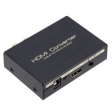 Convertor HDMI la HDMI 4K, 2K + audio separat, conectori RCA stanga-dreapta, elSales ELS-CHLH4, negru