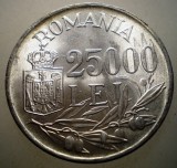 R.125 ROMANIA MIHAI I 25000 LEI 1946 XF/AUNC EROARE RARA 3