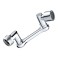 Extensie Robinet EDAR, Moduri Multiple De Curgere A Apei, Rotativa 1080&deg;, Model Universal, Argintiu, Plastic