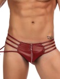 Bikini Eross Front Zipper XL Rosu