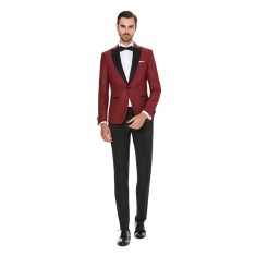 Sacou barbati ceremonie grena S008