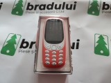 Telefon Nokia 3310 Dual SIM TA-1030 Rosu, Card 8GB Cadou, Sigilat, Baterie Long Life, Design Retro