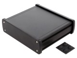 Carcasă universală aluminiu 146,6x129x41,6mm negru