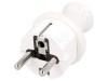 Conector alimentare AC 230V 16A Alb 3 PIN