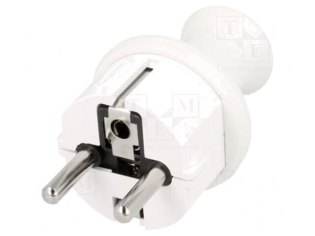 Conector alimentare AC 230V 16A Alb 3 PIN