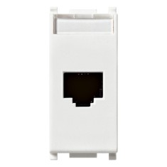 Priza RJ45 UTP Cat5 1M Vimar Plana alb 14339.11