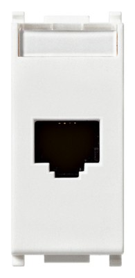 Priza RJ45 UTP Cat5 1M Vimar Plana alb 14339.11 foto