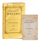 At. Marian Marienescu, Poesia populară. Balade, 1859