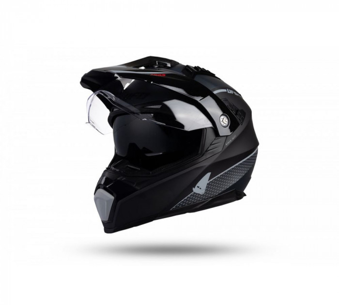 MBS Casca enduro/ATV Ufo Aries, culoare negru/gri, marimea S, Cod Produs: HE165S