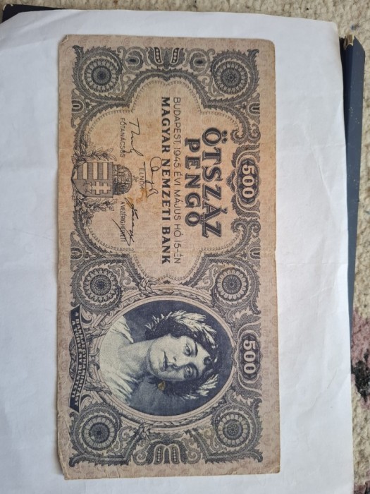 500 pengo 1945