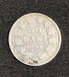 Moneda 50 bani 1900 argint